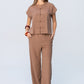 Sydney Wide Leg Pants - Mocha