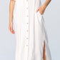 Santorini Pintuck Dress - White