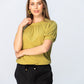 Aspen Summer Tee - Chartreuse