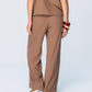 Sydney Wide Leg Pants - Mocha