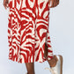 Santorini Pintuck Dress - Rust and Creme