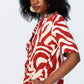 Santorini Pintuck Dress - Rust and Creme