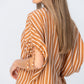 Serena Shirt - Camel and Tan Stripes