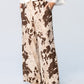 Sydney Wide Leg Pants - Cow Print