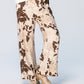 Sydney Wide Leg Pants - Cow Print