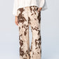Sydney Wide Leg Pants - Cow Print