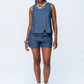Maya Waistcoat - Denim