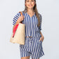 Ibiza Shorts - Blue and White Stripe