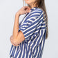 Luna Shirt - Blue and White Stripe