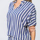 Luna Shirt - Blue and White Stripe