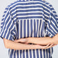 Luna Shirt - Blue and White Stripe