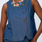 Maya Waistcoat - Denim