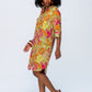 Nina Shirt Dress - Green & Pink