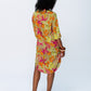 Nina Shirt Dress - Green & Pink