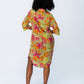 Nina Shirt Dress - Green & Pink