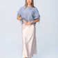 Ava Bias Cut Skirt - Soft Pink