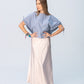 Ava Bias Cut Skirt - Soft Pink