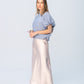Ava Bias Cut Skirt - Soft Pink
