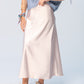 Ava Bias Cut Skirt - Soft Pink