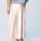 Ava Bias Cut Skirt - Soft Pink