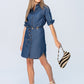 Nina Shirt Dress - Denim