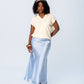 Corfu Summer V-Neck Tee - Butter Yellow