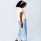 Corfu Summer V-Neck Tee - Butter Yellow
