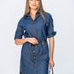 Nina Shirt Dress - Denim
