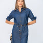 Nina Shirt Dress - Denim
