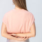 Corfu Summer V-Neck Tee - Light Pink