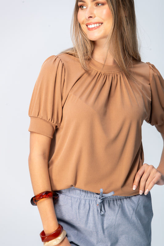 Aspen Summer Tee - Camel