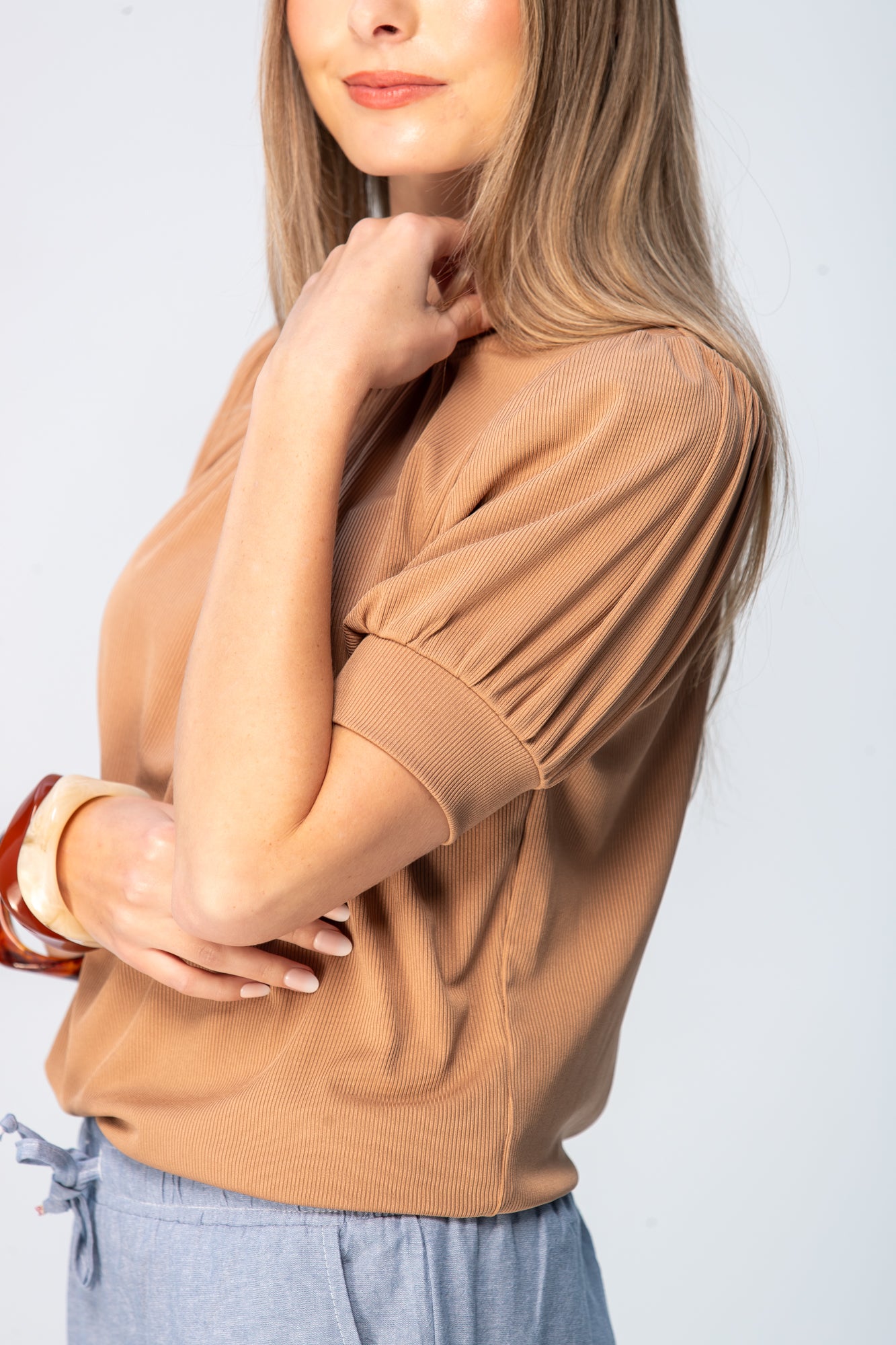 Aspen Summer Tee - Camel