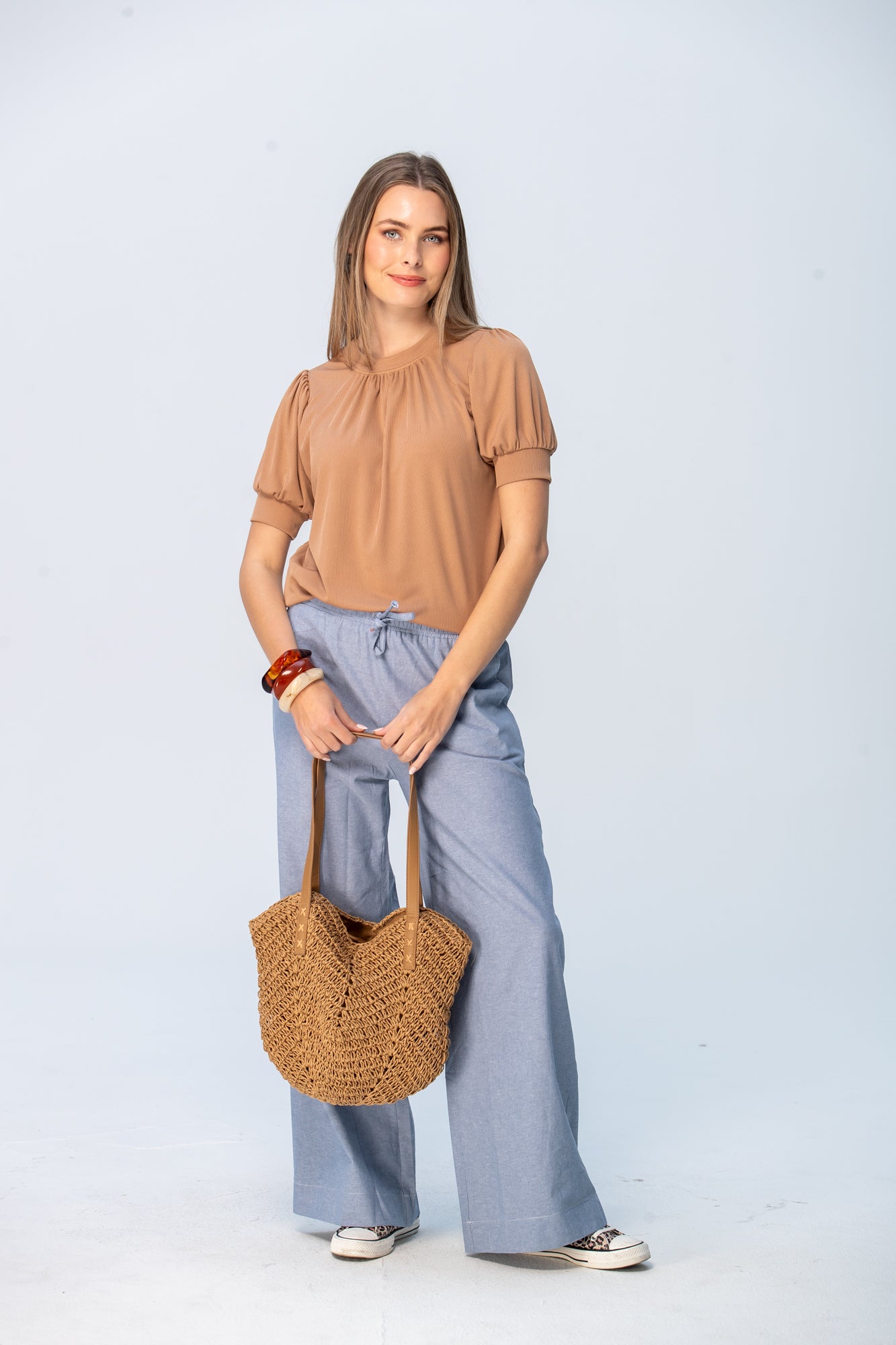 Aspen Summer Tee - Camel