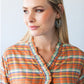 Darcy frill shirt, close-up of frilled neckline and placket