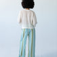 Sydney stripe wide leg pants, back view