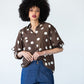 Blair wide leg denim pants, front view close up with hands in pockets