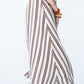 Cassidy stripe dress, side view with skirt in motion