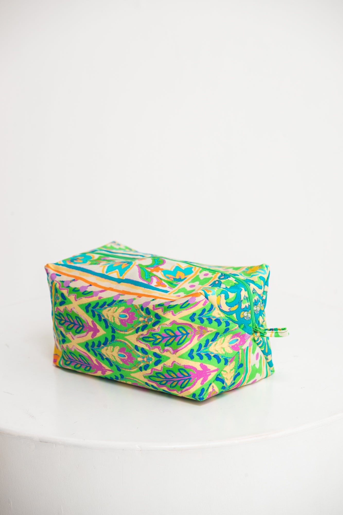 The Intentional Toiletry Bag - Green Floral