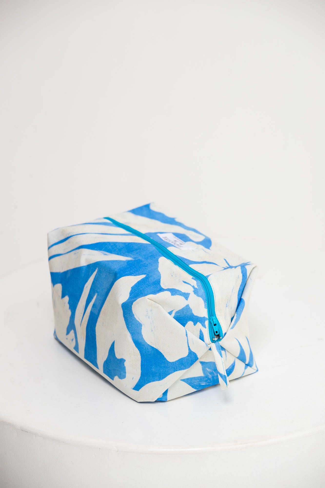The Intentional Toiletry Bag - Blue and White
