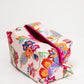 The Intentional Toiletry Bag - Orange and Pink Floral