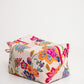 The Intentional Toiletry Bag - Orange and Pink Floral