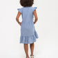Ella Frill Dress - Light Denim