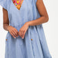 Ella Frill Dress - Light Denim