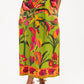 Simone Dress- Green Tropical