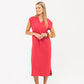 Claire Dress - Coral