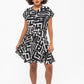 Billie Dress - Black and White