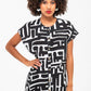 Billie Dress - Black and White