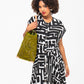 Billie Dress - Black and White