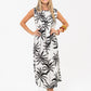 Simone Dress- Black and White