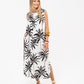 Simone Dress- Black and White